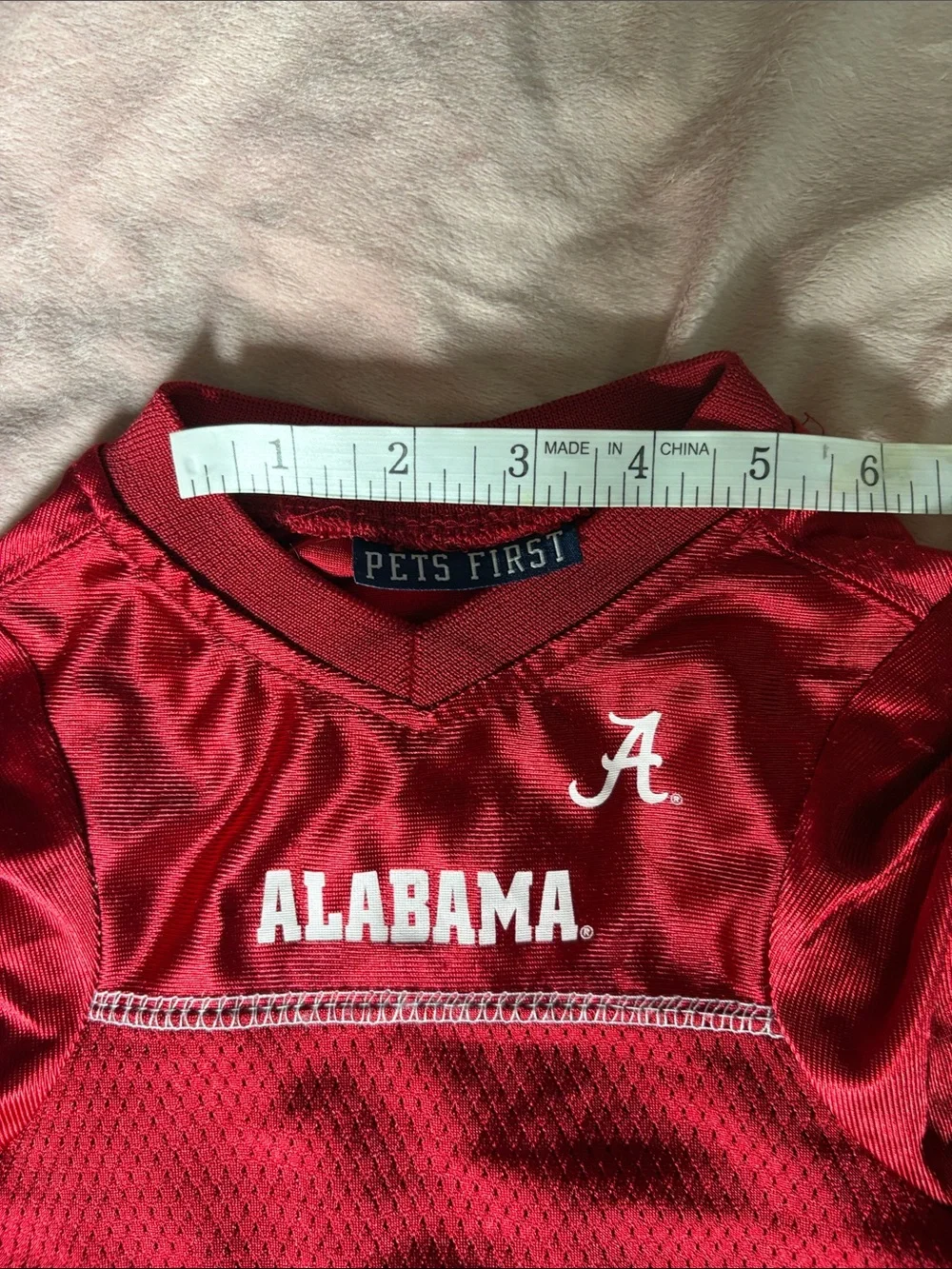 Pets First Red Alabama Pet Jersey